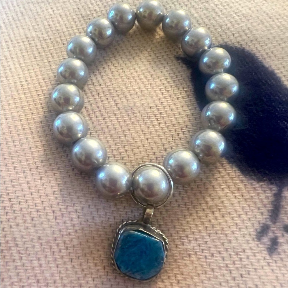 Navaho Pearl Bracelet with charm